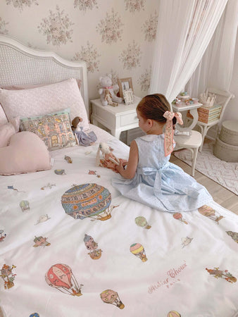 Trapunta Reversibile Atelier Choux Monceau Mansion/Hot Air Balloons Casa e cucina/Tessili per la casa/Biancheria per la cameretta/Trapunte e copriletti La Casa Del Bebè - Napoli, Commerciovirtuoso.it