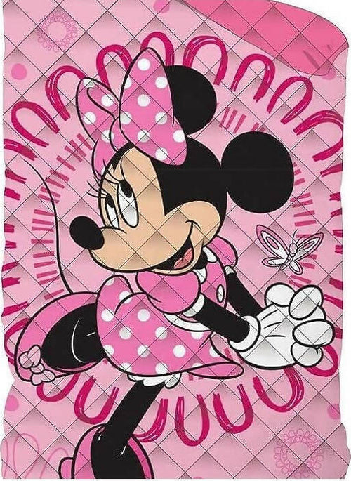 Trapunta singola in microfibra imbottitura anallergica prodotto originale disney minnie trapunta 1 posto 170x260 Casa e cucina/Tessili per la casa/Biancheria da letto/Coperte e trapunte/Trapunte Puleo Casa - Palermo, Commerciovirtuoso.it