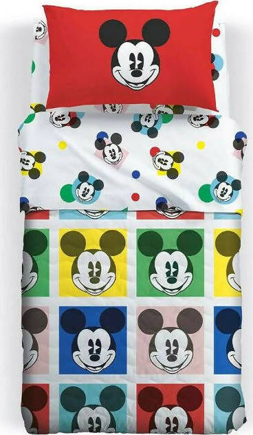 Trapunta Singola Mickey Mouse Caleffi Colors Disney Misura 170x260 In Cotone 100% E Fiocco Fi Poliestere Anallergico Piumone Topolino Casa e cucina/Tessili per la casa/Biancheria per la cameretta/Trapunte e copriletti Puleo Casa - Palermo, Commerciovirtuoso.it