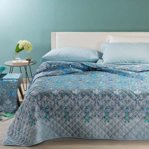 trapuntino art. Shamal var. blu matrimoniale Casa e cucina/Tessili per la casa/Biancheria da letto/Coperte e trapunte/Trapunte Biancheria Arredo Home - Nola, Commerciovirtuoso.it