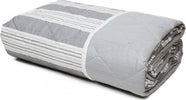 Trapuntino Copriletto Leggero Righe Grigio 100% Cotone Diverse Misure per Letto Matrimoniale, Singolo, Una Piazza E Mezza Casa e cucina/Tessili per la casa/Biancheria da letto/Coperte e trapunte/Trapunte Smartdecohome - Sesto San Giovanni, Commerciovirtuoso.it