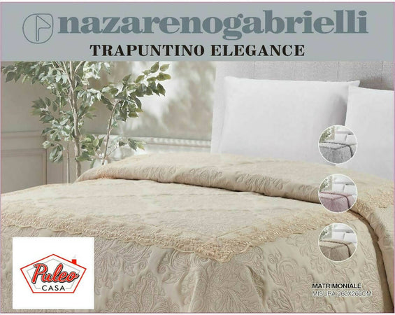 Trapuntino-copriletto-matrimoniale-2-piazze-nazareno-gabrielli-elegance-in-cotone-con-applicazioni-in-pizzo-260x260-cm