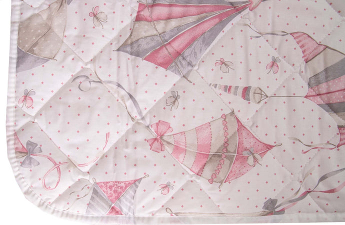 Trapuntino Leggero Copriletto In Puro Cotone Aquiloni Rosa Casa e cucina/Tessili per la casa/Biancheria da letto/Coperte e trapunte/Trapunte Smartdecohome - Sesto San Giovanni, Commerciovirtuoso.it