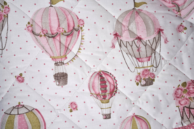 Trapuntino Leggero Copriletto in Puro Cotone Mongolfiere Rosa Made in Italy Diverse Misure per Letto Matrimoniale, Singolo, Una Piazza E Mezza Casa e cucina/Tessili per la casa/Biancheria da letto/Coperte e trapunte/Trapunte Smartdecohome - Sesto San Giovanni, Commerciovirtuoso.it