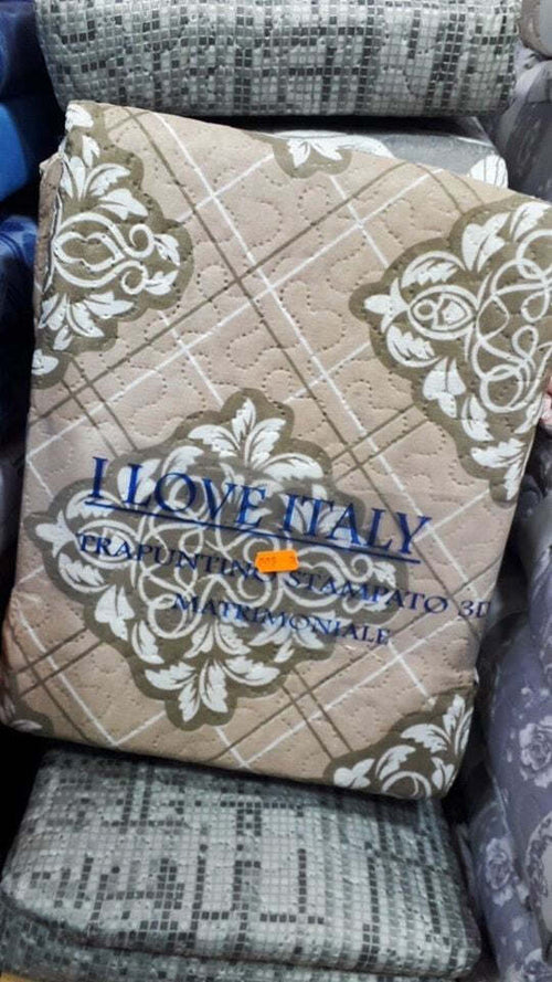 TRAPUNTINO MATRIMONIALE CON STAMPA 3D COLORE E FANTASIA CASUALE IN POLIESTERE  Trade Shop italia - Napoli, Commerciovirtuoso.it