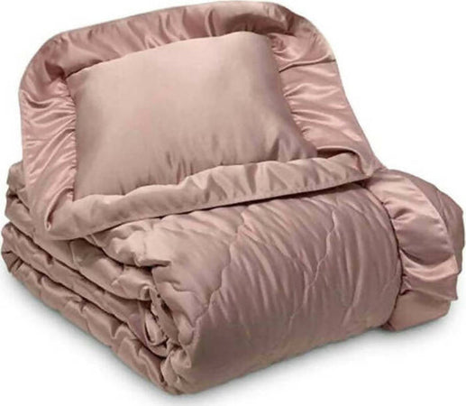 Trapuntino Matrimoniale Queen Laura Blasi Trapuntino Tessuto Raso Elegante Letto Tinta Unita 260x260 Cm Con Volant Casa e cucina/Tessili per la casa/Biancheria da letto/Coperte e trapunte/Trapunte Puleo Casa - Palermo, Commerciovirtuoso.it