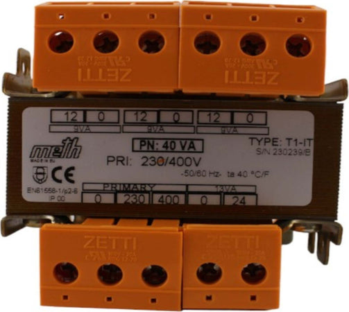 Trasformatore-40VA-0-230-400/0-24V-3X-(0-12V)-Aleyay