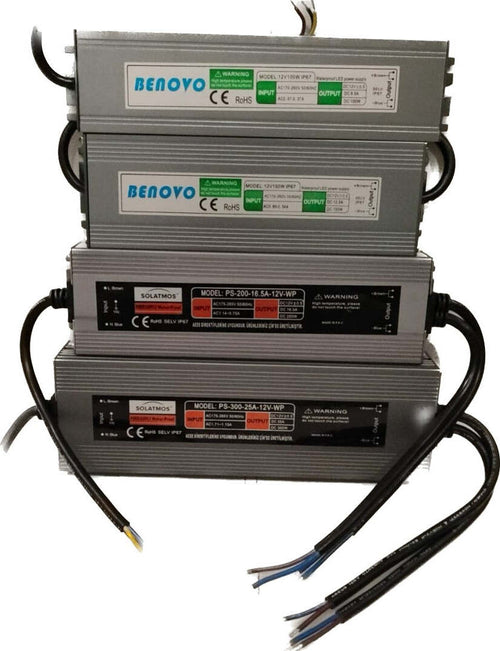 Trasformatore alimentatore DC12V 100W 150W 200W 300W DRIVER LED DA ESTERNO IP67 Fai da te/Materiale elettrico/Trasformatori Zencoccostore - Formia, Commerciovirtuoso.it