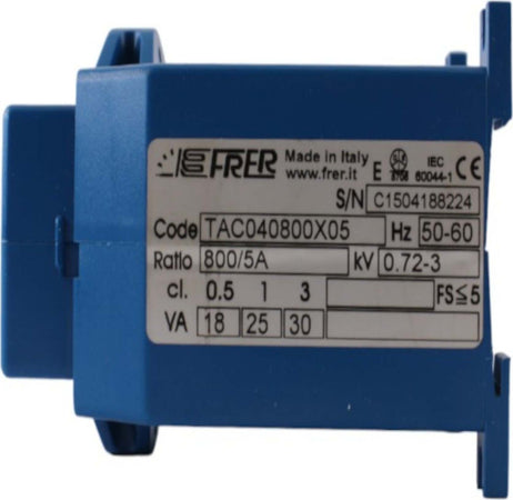 Trasformatore-amperometrico-800/5A-CL.0.5-3VA-attacco-barra-40X10-FRER