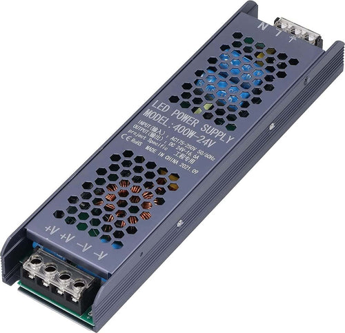 Trasformatore Dc 24v slim 16.6A Regolato da 400W Driver di Alimentazione LED Ac175-250v Fai da te/Materiale elettrico/Trasformatori Zencoccostore - Formia, Commerciovirtuoso.it