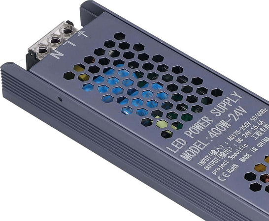Trasformatore Dc 24v slim 16.6A Regolato da 400W Driver di Alimentazione LED Ac175-250v Fai da te/Materiale elettrico/Trasformatori Zencoccostore - Formia, Commerciovirtuoso.it