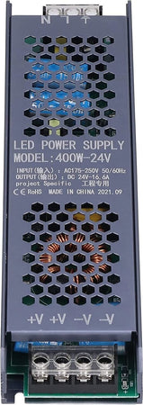 Trasformatore Dc 24v slim 16.6A Regolato da 400W Driver di Alimentazione LED Ac175-250v Fai da te/Materiale elettrico/Trasformatori Zencoccostore - Formia, Commerciovirtuoso.it