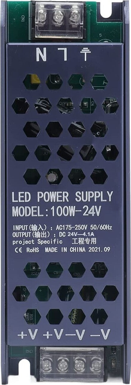 Trasformatore Dc 24v slim 4.16A Regolato da 100W Driver di Alimentazione LED Ac175-250v Fai da te/Materiale elettrico/Trasformatori Zencoccostore - Formia, Commerciovirtuoso.it