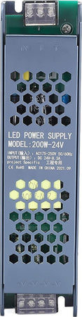Trasformatore Dc 24v slim 8.3A Regolato da 200W Driver di Alimentazione LED Ac175-250v Fai da te/Materiale elettrico/Trasformatori Zencoccostore - Formia, Commerciovirtuoso.it