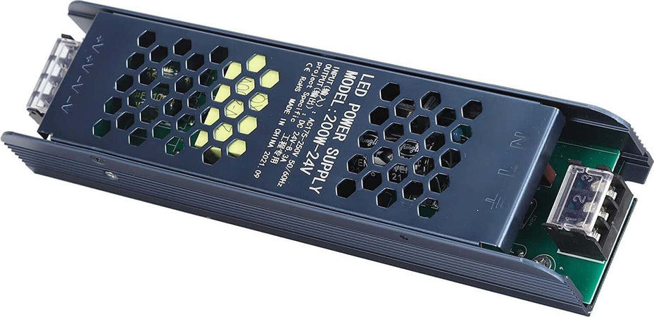 Trasformatore Dc 24v slim 8.3A Regolato da 200W Driver di Alimentazione LED Ac175-250v Fai da te/Materiale elettrico/Trasformatori Zencoccostore - Formia, Commerciovirtuoso.it
