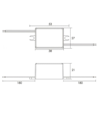 Trasformatore Led Driver Alimentatore Dimmerabile 4 W 4-8v 500ma Lampade Strisce