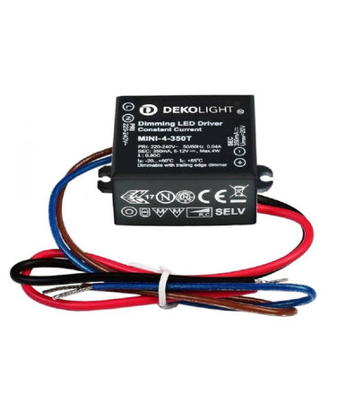 Trasformatore Led Driver Alimentatore Dimmerabile 4w 6-12v 350ma Lampade Strisce