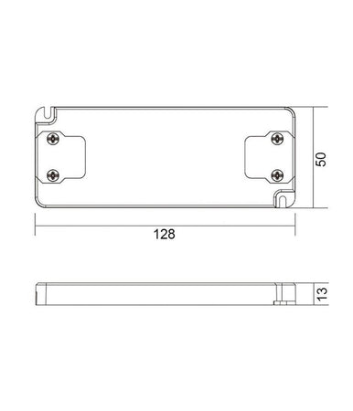 Trasformatore Led Driver Alimentatore Slim 12 W 2-17v 700ma Lampade Strisce 230v