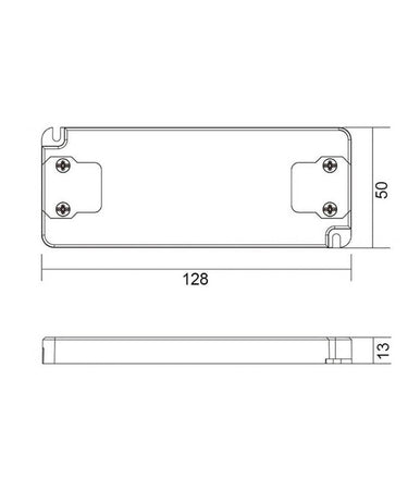 Trasformatore Led Driver Alimentatore Slim 12w 2-35v 350ma Lampade Strisce 230 V