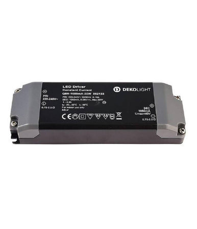 Trasformatore Led Driver Alimentatore Slim 30w 9-28v 1050ma Lampade Strisce 230v