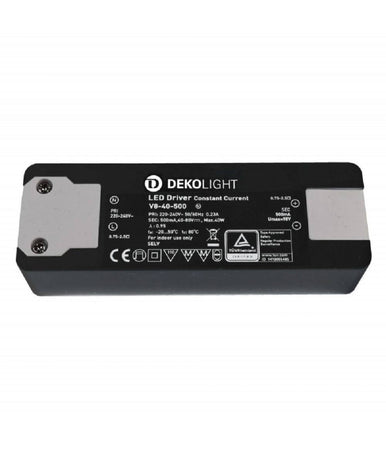 Trasformatore Led Driver Alimentatore Slim 40w 40-80v 500ma Lampade Strisce 230v