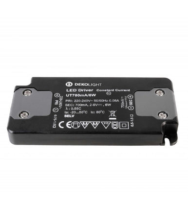Trasformatore Led Driver Alimentatore Slim 6 W 2v-9v 700ma Strisce Led Fari 230v
