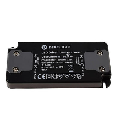 Trasformatore Led Driver Alimentatore Slim 6w 2v-12v 500ma Strisce Led Fari 230v