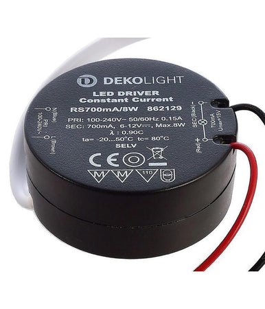 Trasformatore Led Driver Mini Alimentatore Luci Strisce 8 Watt 6v-12v 700ma 230v