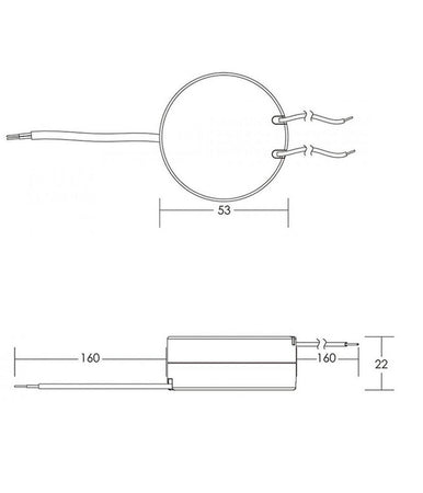 Trasformatore Led Driver Mini Alimentatore Luci Strisce 8watt 6v-16v 500ma 230 V