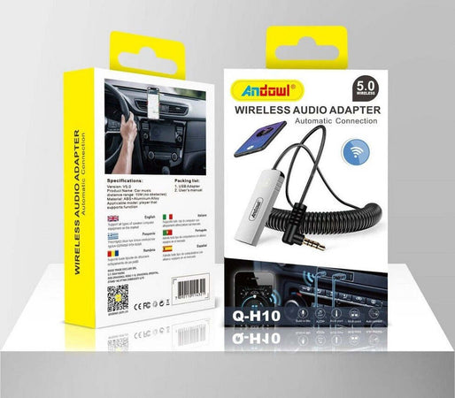 Trasmettitore Audio Wireless Bluetooth Plug & Play Con Usb Jack Da 3,5 Mm Q-h10 Elettronica/Elettronica per veicoli/Accessori/Accessori audio e video/Trasmettitori FM Trade Shop italia - Napoli, Commerciovirtuoso.it