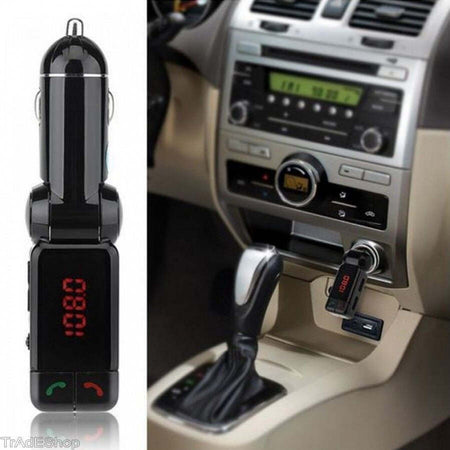 TRASMETTITORE BLUETOOTH VIVAVOCE CON DISPLAY FM LETTORE MP3 USB MODULATORE AUTO Elettronica/Elettronica per veicoli/Accessori/Accessori audio e video/Bluetooth Kit Trade Shop italia - Napoli, Commerciovirtuoso.it