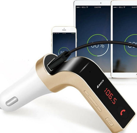Trasmettitore-fm-per-auto-con-bluetooth-ingresso-aux-slot-scheda-sd-e-porta-usb-installazione-nell'accendisigari