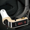 Trasmettitore-fm-per-auto-con-bluetooth-ingresso-aux-slot-scheda-sd-e-porta-usb-installazione-nell'accendisigari