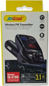 Trasmettitore Fm Vivavoce Wireless Per Auto Q-c66 Caricatore Musicale Doppio Usb Elettronica/Elettronica per veicoli/Accessori/Accessori audio e video/Trasmettitori FM Trade Shop italia - Napoli, Commerciovirtuoso.it