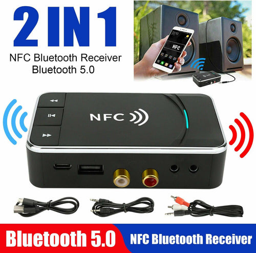 Trasmettitore Ricevitore Bluetooth 5.0 Aux 3,5mm Nfc A Rca Adattatore Audio Usb Amplificatori Wifi Trade Shop italia - Napoli, Commerciovirtuoso.it