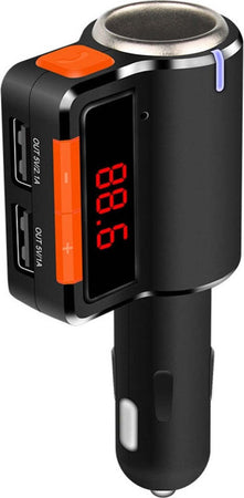 TRASMETTITORE VIVAVOCE BLUETOOTH CON DISPLAY FM LETTORE USB MP3 MODULATORE AUTO Elettronica/Elettronica per veicoli/Accessori/Accessori audio e video/Bluetooth Kit Trade Shop italia - Napoli, Commerciovirtuoso.it