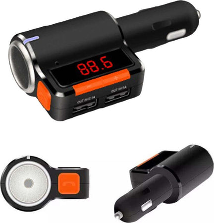 TRASMETTITORE VIVAVOCE BLUETOOTH CON DISPLAY FM LETTORE USB MP3 MODULATORE AUTO Elettronica/Elettronica per veicoli/Accessori/Accessori audio e video/Bluetooth Kit Trade Shop italia - Napoli, Commerciovirtuoso.it