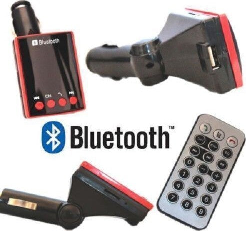 TRASMETTITORE VIVAVOCE DISPLAY FM BLUETOOTH MP3 USB AUX MICROSD TELECOMANDO 8901 Elettronica/Elettronica per veicoli/Accessori/Accessori audio e video/Bluetooth Kit Trade Shop italia - Napoli, Commerciovirtuoso.it