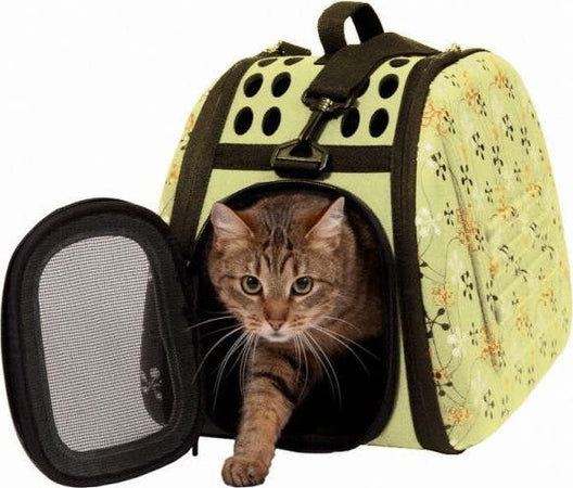 Borsa Trasportino Per Animali Gralara - Rete Traspirante Con Tappetino Rimovibile, Grigio-Arancio - Foto 10