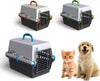 Trasportino-Con-Griglia-In-Metallo-Per-Cani-E-Gatti-Da-Viaggio-50-X-33-X-32-Cm