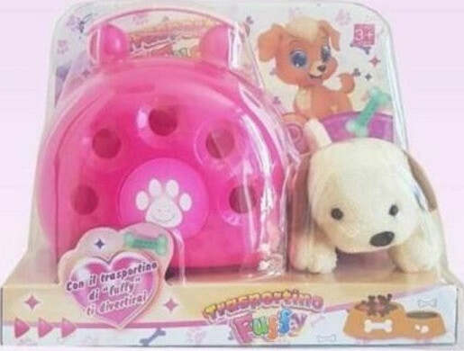 Trasportino-Fuffy-Cane-Cagnolino-Trasporto-Giocattolo-Gioco-Bambina