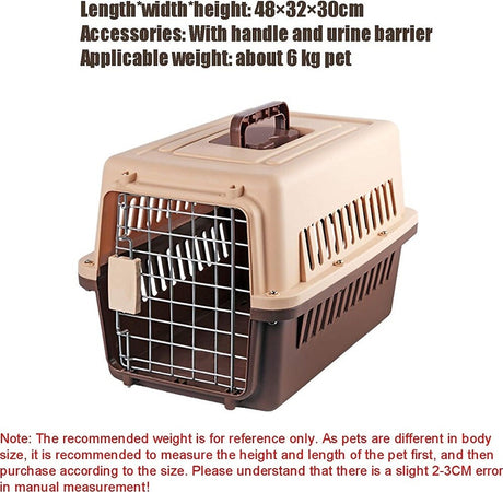 Trasportino Per Animali Trasporto Gatti Cani Gabbia Viaggio Portatile 66x47x46cm Prodotti per animali > Prodotti per Cani > Trasportini Trade Shop italia - Napoli, Commerciovirtuoso.it