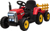 Trattore-Elettrico-per-Bambini-3-6-Anni-con-Rimorchio-Rimovibile,-Batteria-12V-e-Telecomando,-Rosso-DF5370-281V90RDDF5