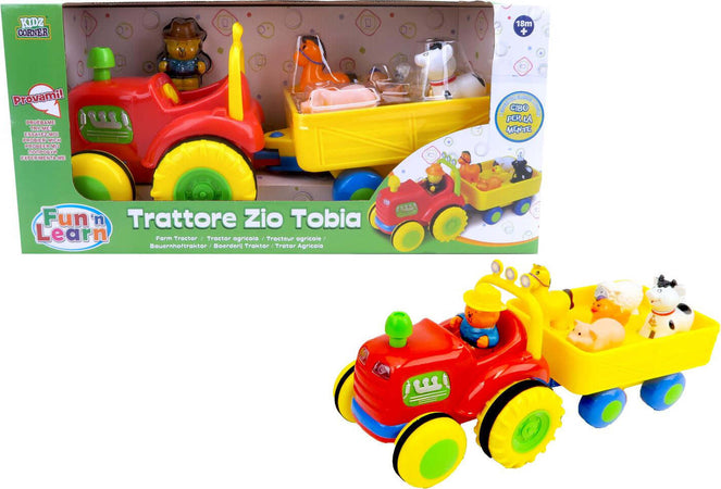 Trattore-Zio-Tobia-e-animali-fattoria.-Kidz-Corner