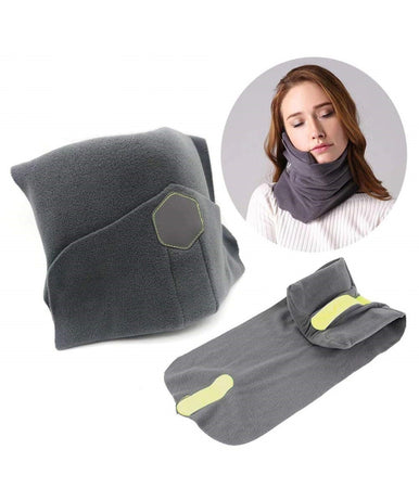 Travel Pillow Cuscino Per Collo Multifunzione Viaggio Ergonomico Strappo