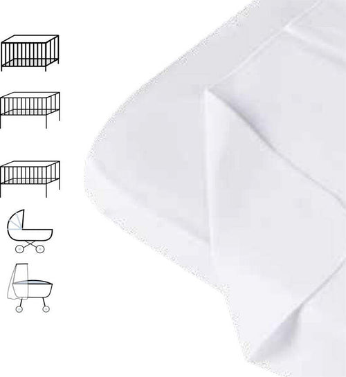 Traversa doppiata per Lettino cm 60x100 Picci Bianco Casa e cucina/Tessili per la casa/Biancheria per culle e lettini/Protezioni materasso/Protezioni materasso da lettino con sbarre La Casa Del Bebè - Napoli, Commerciovirtuoso.it