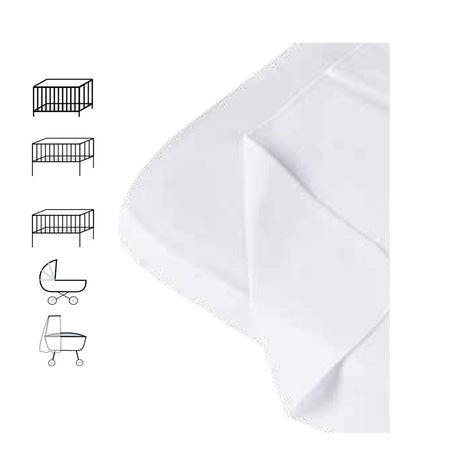Traversa doppiata per Co-sleeping e Lella cm 48x75 Picci Bianco