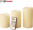 TRE CANDELE LED SENZA FIAMMA CON TELECOMANDO RGB VERA CERA PROFUMATE A VANIGLIA Illuminazione/Illuminazione per interni/Illuminazione speciale/Candele LED Trade Shop italia - Napoli, Commerciovirtuoso.it