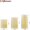 TRE CANDELE LED SENZA FIAMMA CON TELECOMANDO RGB VERA CERA PROFUMATE A VANIGLIA Illuminazione/Illuminazione per interni/Illuminazione speciale/Candele LED Trade Shop italia - Napoli, Commerciovirtuoso.it