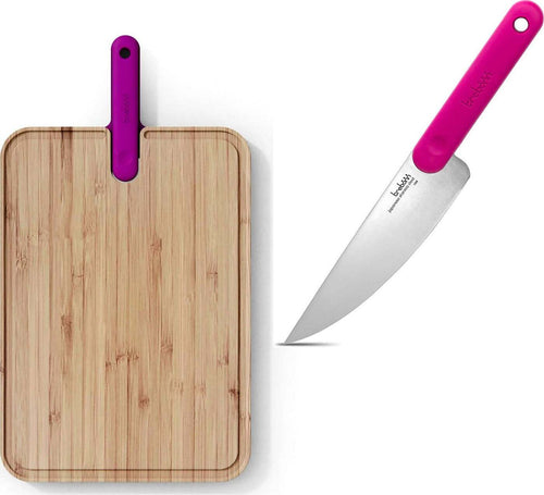 Trebbon Set Tagliere + Coltello Da Cucina Tagliere in Bambù Fondo Antiscivolo Con Coltello Chef Lame Acciaio Inox Casa e cucina/Utensili da cucina/Taglieri Puleo Casa - Palermo, Commerciovirtuoso.it